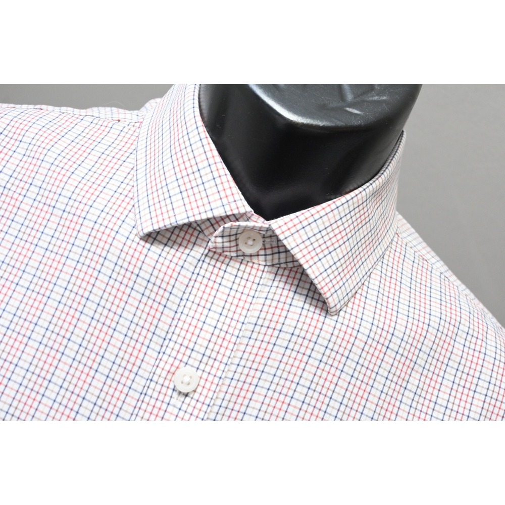 J.Crew Button Down Dress Shirt Mens Medium Plaid Thompson Flex Excellent